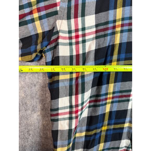 Ralph Lauren Vintage Mens Blaire Multi Color Plaid Got Dot Tag Shirt - Medium - Picture 6 of 7